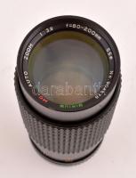 Sirius MC Auto Zoom tele objektív 80-200 mm f/3.9 Pentax K bajonettel, szép állapotban, hátsó védőku...