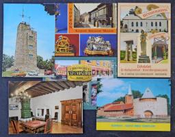 50 db MODERN magyar képeslap: csak Sopron / 50 modern Hungarian town-view postcards: only Sopron
