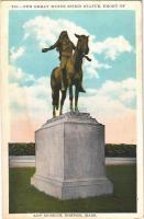 Boston, (Massachusetts), the great white spirit statue, front of, (wet damage)
