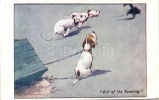 Out of the running / Studdys dogs Series B10 Bonzo dog s: G. E. Studdy