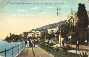 Abbazia, Opatija; Strandpromenade mit Grand Palace Hotel Belle vue (EK)