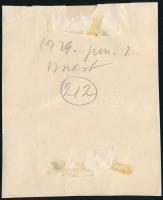 1929 Kinszki Imre (1901-1945) budapesti fotóművész hagyatékából, a szerző által feliratozott vintage...