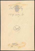 1929 Kinszki Imre (1901-1945) budapesti fotóművész hagyatékából, a szerző által feliratozott vintage...