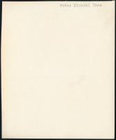 cca 1933 Kinszki Imre (1901-1945) budapesti fotóművész hagyatékából, feliratozott vintage fotó (Pill...