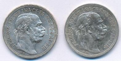 1915KB 1K Ag "Ferenc József" (2x) T:1- Adamo K5.1