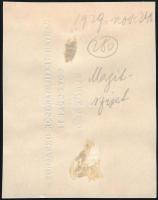 1929 Kinszki Imre (1901-1945) budapesti fotóművész hagyatékából, a szerző által feliratozott vintage...