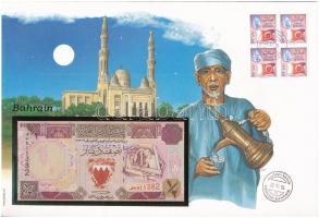 Bahrein 1973. 1/2D felbélyegzett borítékban, bélyegzéssel T:I  Bahrain 1973. 1/2 Dinar in envelope with stamp and cancellation C:UNC