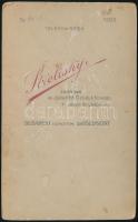 1904 Budapest, Strelisky Sándor (1851-1922) császári és királyi  udvari fényképész műtermében készül...