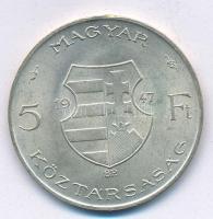 1947. 5Ft Ag "Kossuth" T:1,1- Adamo F8.1