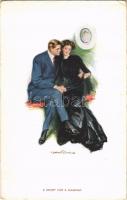 A Heart for a Diamond, Romantic couple, R. Chapman Co. N.Y. Published by Taylor Platt & Co. N.Y. Series 782. s: Clarence F. Underwood (EK)