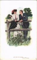 Love has its Clouds, Romantic couple, R. Chapman Co. N.Y. Published by Taylor Platt & Co. N.Y. Series 782. s: Clarence F. Underwood (EK)