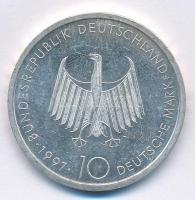 Németország 1997. 10M Ag "Diesel Motor Centenárium" T:1- (PP) Germany 1997. 10 Mark Ag &qu...