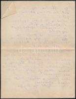 1918 VIII.12 Komlós Aladár (1892-1980) magyar író, költő, műfordító, irodalomtörténész tábori postai...