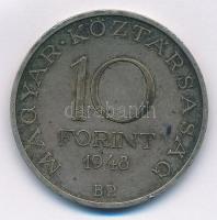 1948. 10Ft Ag "Széchenyi" T:2,2- patina
Adamo EM2