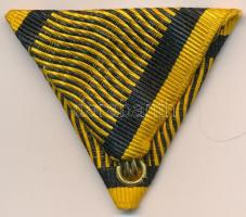 1873. "Hadiérem" kitüntetésének eredeti mellszalagja jó állapotban
Hungary 1873. original...