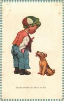 1914 Youll never go back on me, Boy with dog (fl)