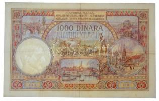 Szerb-Horvát-Szlovén Királyság 1920. 1000D "M.31 242" T:III szép papír Kingdom of Serbs, C...