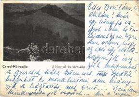 1937 Mátraalja (Gyöngyös), Cered-Mátraalja; a Nagy-kő és környéke (fa)