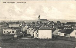 1909 Szentgotthárd, madárlátkép. G.M.P. 33. sz. + "BUDAPEST - GRAZ 302 A" vasúti mozgóposta bélyegző (EK)