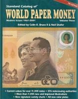 Világ bankjegyei katalógus 1961- napjainkig - Standard Catalog of WORLD PAPER MONEY (2001.)