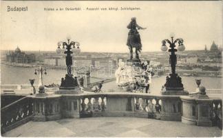 1909 Budapest I. Kilátás a kir. Várkertből. Photobrom 66. (EK)