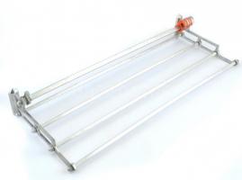 Retró fali alumínium fogas, h: 73 cm