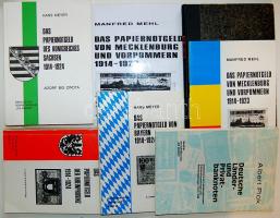 Kis hagyaték tétel - 7db német bankjegykatalógus