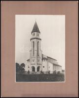 1931 Decs r. k. templom. tervezte: Kismarty Lechner Loránd (1883-1963) fotó 17x24 cm kartonon.