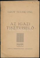 1941 Bp., Gróf Teleki Pál: Az igazi tisztviselő, 30p