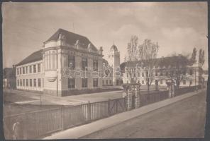 1912 A sárospataki Tanítóképző Főiskola épülete az átadáskor. tervezte: Kismarty Lechner Jenő (1878-1962) nagy méretű fotó 33x23 cm