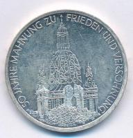 Németország 1995J 10M Ag "Frauenkirche" T:1-,2 Germany 1995J 10 Mark Ag "Frauenkirche" C:AU,XF  Krause KM# 185