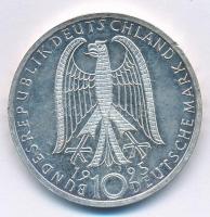 Németország 1995J 10M Ag "Frauenkirche" T:1-,2 Germany 1995J 10 Mark Ag "Frauenkirche...