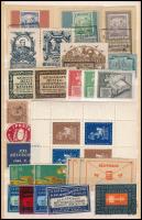 1922-1948 30 db levélzáró bélyeggyűjtés témában