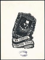 Macskássy János (1910-1993): Szíj Rezső. Toll, papír, 14×10,5 cm