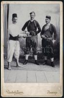 cca 1900 Nevesinje, Bosznia-Hercegovina. bosnyák férfiak / Bosnian men. 11x17 cm
