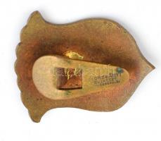 1877 Kossuth Lajost 1877-ben meglátogató ceglédi százas küldöttség zománcozott gomblyukjelvénye. 187...