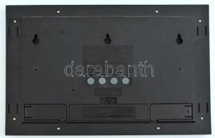 Skyscan automata digitális óra, több funkcióval, elem nélkül, 19×29 cm/ Skyscan atomic clock