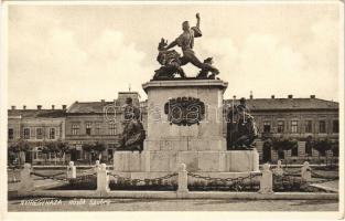 1933 Nyíregyháza, Hősök szobra, emlékmű, üzletek