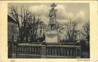 1942 Káld, Hősök szobra, emlékmű. Hangya Szövetkezet kiadása (EK)