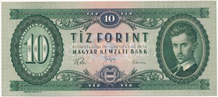 1960. 10Ft "A539 067752" nyomdai papírránccal T:I Adamo F6