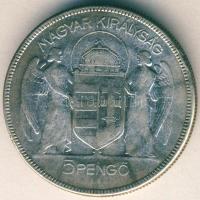 1930. 5P Ag "Horthy jobbra" T:3