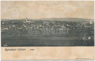 1906 Hajmáskér, látkép (r)