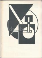 1971 Kassák Lajos (1887-1967) MA, kiállítási katalógus, Wien, Galerie Nächst St. Stephan, 4 sztl. le...