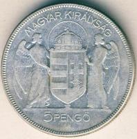 1930. 5P Ag "Horthy jobbra" T:3