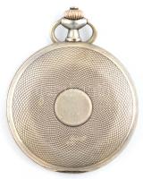 Ezüst Omega zsebóra. Jelzett, működő, jó állapotban d: 5 cm