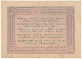 1848. 5Ft "Kossuth bankó" barna nyomat T:II 
Adamo G109A