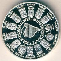 NSZK 1982. "Labdarúgó VB-Spanyolország" Ag emlékérem 30g T:PP