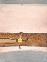 Kolosvary, Sigismund (Kolozsváry Zsigmond, 1899 - 1983): Essai, 1972. Rézkarc, akvarell, papír. A művész ezen sajátkezűleg akvarellel színezett rézkarca tudomásunk szerint Magyarországon még nem szerepelt árverésen. 26,5×20 cm / Kolosvary, Sigismund (Kolozsváry Zsigmond, 1899 - 1983): Essai. Etching, watercolour, paper. Hand-coloured by the artist. 26,5×20 cm