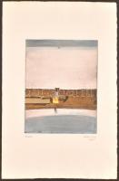 Kolosvary, Sigismund (Kolozsváry Zsigmond, 1899 - 1983): Essai, 1972. Rézkarc, akvarell, papír. A mű...