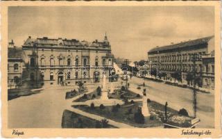 1944 Pápa, Széchenyi tér, Református Nőnevelő Intézet, üzlet (EK)